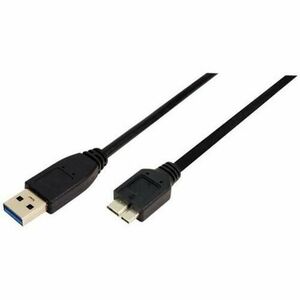 Cablu de date Logilink, CU0028, USB 3.0 (T) la Micro-USB 3.0 (M), 3m, Negru imagine