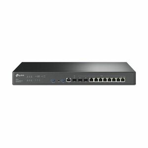 Router 8 porturi TP-Link Omada ER8411, 10G, management centralizat, 10 Gbps, 3 SFP, sursa dubla de alimentare imagine