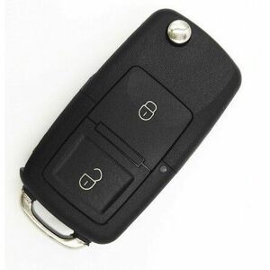 Carcasa cheie VW tip briceag, 2 butoane, LED la mijloc imagine
