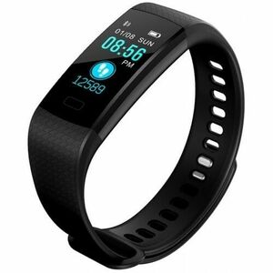 Bratara Smart Fitness Sport Y5 Negru Bluetooth 4.0 Waterproof cu Monitorizare Somn, Cardiaca si Pedometru imagine