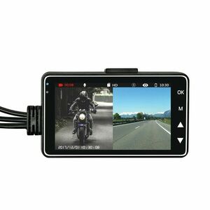 Camera Video Motocicleta Dubla Techstar® MT18 3MP HD 720P 50fps Display 3Inch imagine