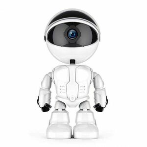 Camera IP Robot Techstar® Fredi Cloud, Home Security, Robot Smart, Auto Tracking, Dual Audio, Aplicatie P2P imagine