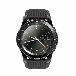 Ceas Smartwatch Techstar® DT No.1 G8, MTK2502, Bluetooth 4.0, SIM, Notificari, Monitorizare Puls, Culoare Negru imagine