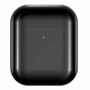 Casti i9000 TWS AIR 2 Techstar®, Bluetooth 5.0, Wireless QI, Pentru Android si iOS, Negru imagine