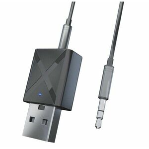 Adaptor Transmitator si Receptor Audio Techstar® Mini, Bluetooth 5.0 si 3.5mm Aux, Stereo, Wireless, pentru Auto sau TV imagine