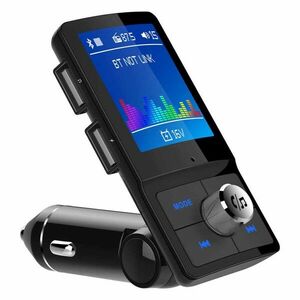 Modulator FM Transmitator Auto Techstar® BC45 Bluetooth 4.2 Dual USB Voice Assistant MicroSD imagine