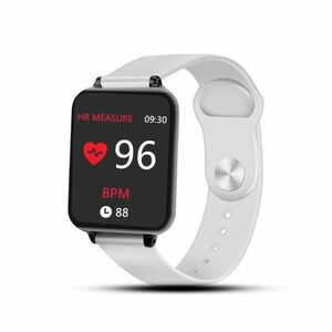 Ceas Smartwatch Techstar® B57 Alb HandsFree Waterproof Bluetooth 4.0 Monitorizare ritmului Cardiac imagine