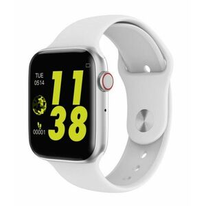 Ceas Smartwatch Techstar® W34S Alb, 1.54 inch HD IPS, Monitorizare Cardiaca, Electrodiagrama ECG, Sedentary, Bluetooth imagine