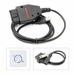 Interfata Chip Tuning Galletto 1260 cablu OBDII ECU Flasher + cablu Audi 2x2 imagine