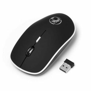 Mouse Silentios Techstar® iMice, Wireless, 1600 DPI, Ergonomic, Fara sunet, USB imagine