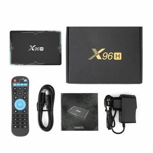 Smart TV Box Mini PC Techstar® X96H, Android 9, 4GB + 32GB ROM, 6K HDR , WiFi 5Ghz, Bluetooth, HDMI IN/OUT, Allwinner H616 imagine