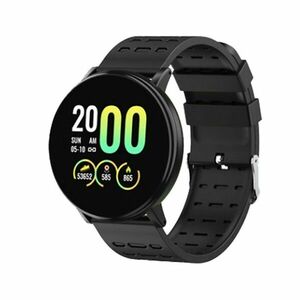 Ceas Smartwatch Techstar® 119 Negru, Bluetooth, 1.3 inch IPS, Monitorizare Puls, Tensiune. Oxigenare, Sedentarism imagine