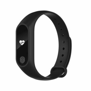 Bratara Fitness Techstar® M2 Negru, 0.42 inch OLED, Alerte, IP65, Monitorizare Cardiaca, Bluetooth 4.0 imagine