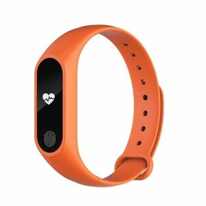 Bratara Fitness Techstar® M2 Orange, 0.42 inch OLED, Alerte, IP65, Monitorizare Cardiaca, Bluetooth 4.0 imagine