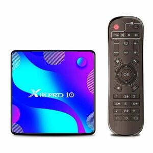 TV Box X88 Pro10, 4K, HDR, Android 10, 2GB RAM, 16GB ROM, Rockchip RK3318, Quad Core, WiFi 5G+2G, Bluetooth 4.0, USB 3.0 imagine