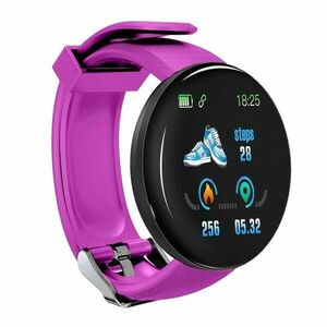 Ceas Smartwatch Techstar® D18, 1.3inch OLED, Bluetooth 4.0, Monitorizare Tensiune, Puls, Oxigenarea Sangelui, Waterproof IP65, Mov imagine