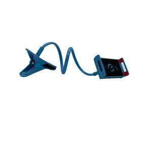 Suport Brat Flexibil Pentru Telefon, Rotire 360 , Prindere Clema, Albastru imagine