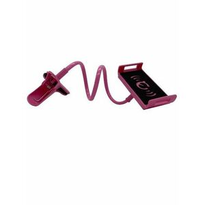 Suport Brat Flexibil Pentru Telefon, Rotire 360 , Prindere Clema, Roz imagine