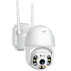 Camera Supraveghere IP PTZ Techstar® P12, Dome, Wireless, 355°, 1080p, LED+IR, Exterior, ONVIF, NVR, Senzor Miscare, Microfon imagine