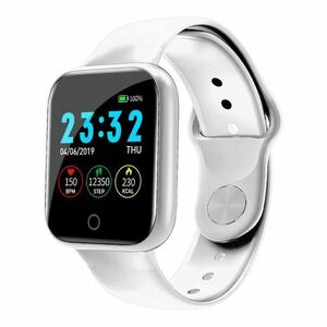 Ceas Smartwatch Techstar® I5, 1.3 inch OLED, Bluetooth 4.0 + EDR, Monitorizare Tensiune, Puls, Oxigenare Sange, Alerte Hidratare, Alb imagine