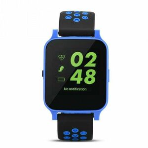 Ceas Smartwatch Techstar® Y60, 1.54 inch IPS, Bluetooth 4.0, Slot SIM, Apeluri si Notificari, Monitorizare Tensiune, Puls, Pasi, Albastru imagine
