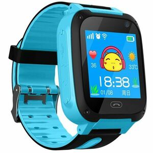 Ceas Smartwatch Copii Techstar® Q9, Slot Cartela SIM, GPS Tracker, Buton Urgenta SOS, Monitorizare Live, Apelare, Albastru imagine