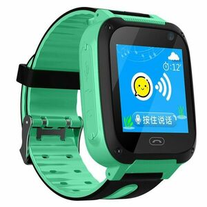 Ceas Smartwatch Copii Techstar® Q9, Slot Cartela SIM, GPS Tracker, Buton Urgenta SOS, Monitorizare Live, Apelare, Verde imagine