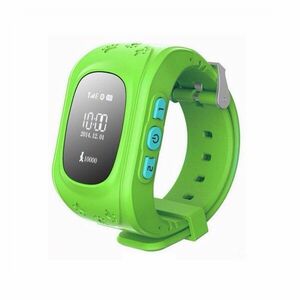 Ceas Smartwatch Copii Techstar® Q50, 0.96 inch IPS, Slot Cartela SIM, Tracker GPS, AGPS, LBS, Buton Urgenta SOS, Monitorizare Live, Apelare, Verde imagine