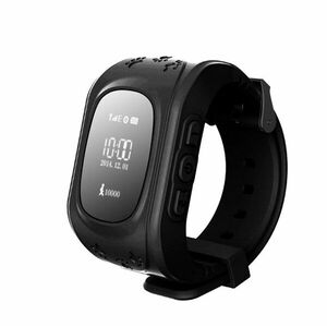 Ceas Smartwatch Copii Techstar® Q50, 0.96 inch IPS, Slot Cartela SIM, Tracker GPS, AGPS, LBS, Buton Urgenta SOS, Monitorizare Live, Apelare, Negru imagine