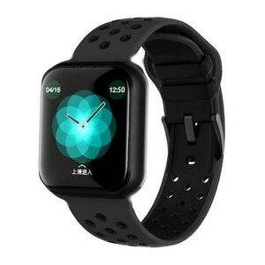 Ceas Smartwatch Techstar® F8, 1.30 inch IPS, Bluetooth 4.0, Monitorizare Puls, Tensiune, Alerte Sedentarism, Hidratare, Negru imagine