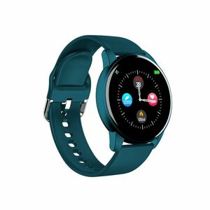 Ceas Smartwatch Techstar® ZL1, 1.30 inch IPS, Bluetooth 4.0, Monitorizare Puls, Tensiune, Alerte Sedentarism, Hidratare, Oximetru, Albastru imagine