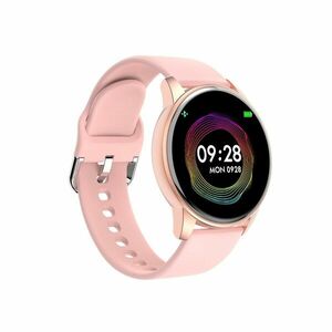 Ceas Smartwatch Techstar® ZL1, 1.30 inch IPS, Bluetooth 4.0, Monitorizare Puls, Tensiune, Alerte Sedentarism, Hidratare, Oximetru, Roz imagine
