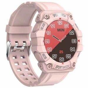 Ceas Smartwatch Techstar® FD68, 1.3 inch IPS, Design Sport, Bluetooth 4.0, Monitorizare Tensiune, Puls, Roz imagine