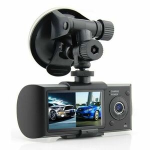 Camera Video Auto Techstar® R300 Dual-Cam, 720P, Ecran LCD 2.7 inch imagine
