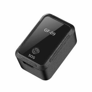 Mini GPS Tracker Techstar® GF-09, Localizare GPS WiFi si LBS, Microfon, MicroSD, SIM GPRS si MMS, Negru imagine