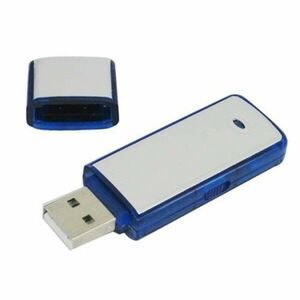 Memorie USB Spion Techstar® U-Disk B1, 8GB, Microfon Integrat, Inregistrare Automata, Acumulator, Alimentare USB imagine