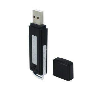 Memorie USB Spion Techstar® U-Disk B2, 8GB, Microfon Integrat, Inregistrare Automata, Acumulator, Alimentare USB imagine