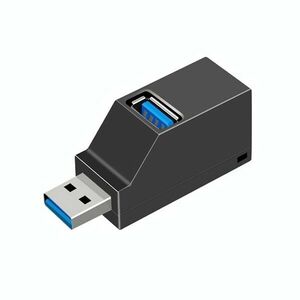 USB Hub Techstar® HB2, 3.0 High Speed, 1 Port USB 3.0, 2 Port USB 2.0, Conexiune USB 3.0 de mare viteza, Compact imagine