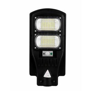 Lampa Stradala LED cu Incarcare Solara, 4U®, 100W, senzor miscare, acumulator intern, telecomanda imagine