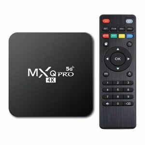 Mini PC TV Box Techstar® MXQ PRO UltraHD 4K, TV BoxQuad-Core 64 Bit 4GB RAM, 64GB ROM, 5G Wireless, Ethernet, Android 10.1 imagine