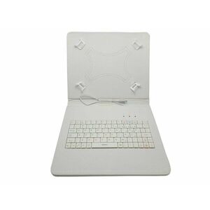 Husa Tableta Tastatura MRG L-462, 9.7 Inch, TypeC, Alb C798 imagine