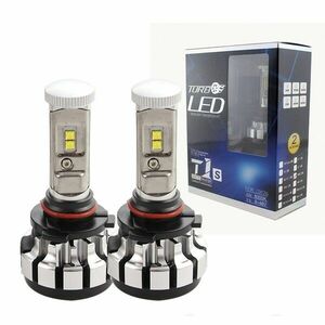 Set 2 LED-uri Auto Techstar® T1S, 9005, 35w, 8000 Lumeni, 6000K, AUTO, 12-24 Volti, CREE, Canbus, Radiator Aluminiu imagine