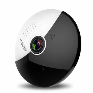 Camera Supraveghere Video Techstar® V380 3602T, Full HD 1080P, Wireless, 360°, Detectare Miscare, Microfon, Difuzor imagine