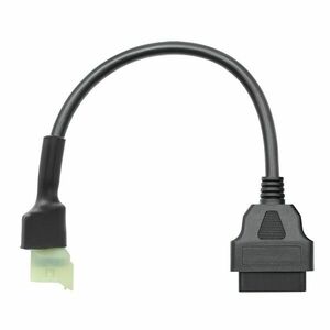 Cablu Adaptor De Diagnosticare Techstar® OBD2 Cu 4 Pini La 6 Pini Pentru Motociclete Honda imagine
