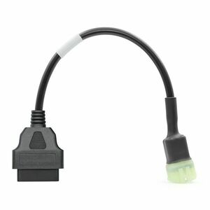 Cablu Adaptor De Diagnosticare Techstar® OBD2 Cu 6 Pini La 16 Pini Pentru Motociclete Kawasaki imagine