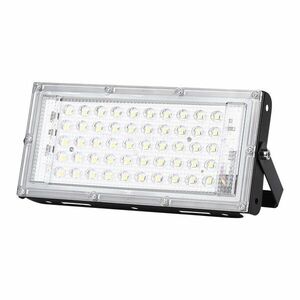 Proiector LED de Exterior Techstar®, 50 W, Culoare lumina 3000 K, SMD, 220 V, IP 65, Unghi iluminare 120°, Suport reglabil, Negru imagine