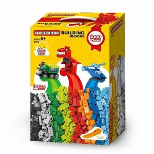 Set caramizi de constructie tip building blocks, Lele Brother, Multicolor, 1000 piese imagine