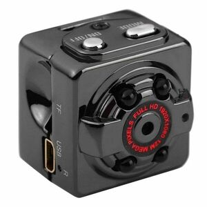 Resigilat Camera Supraveghere Techstar® SQ08, Super Mini, Inregistrare HD, 720P, MicroSD, Detectare Miscare, Night Vision Infrarosu imagine