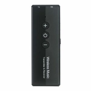 Transmitator receptor portabil 3 in 1 Techstar® OT16, Compatibil Bluetooth 5.0, Reincarcabil, USB, AUX 3.5 mm, TV, PC, Auto, Negru imagine