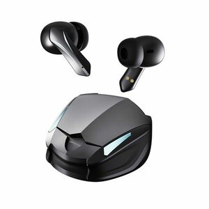 Casti Bluetooth pentru Gaming Techstar® K85, Bluetooth 5.0, Microfon, Control prin atingere, Indicator LED, Rezistente la apa, potrivite pentru jocuri video/fitness/birou, Carcasa Magnetica, Negru imagine